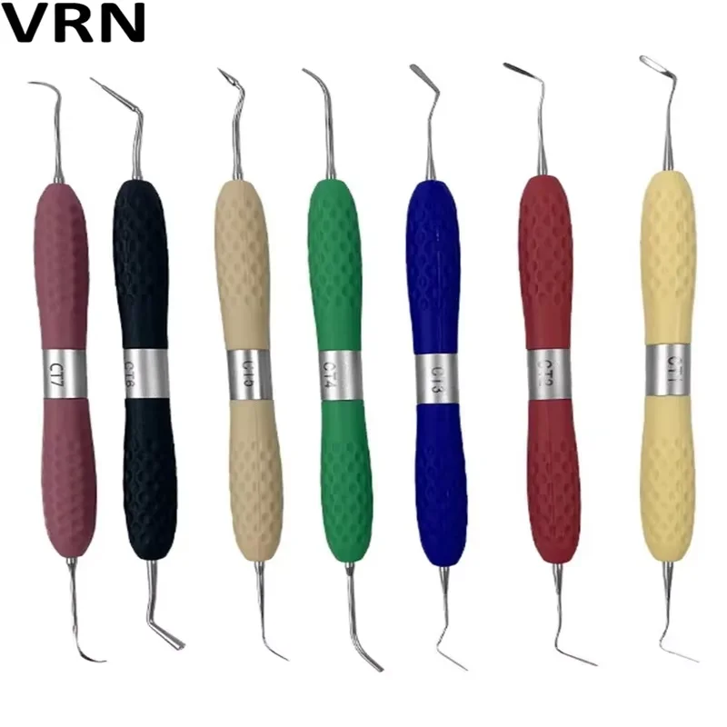 

Dental Resin Spatulas Resin Filler Aesthetic Restoration Kit Silicone Handle For LM Resin Knife Plastic Dresser Dentistry Tool