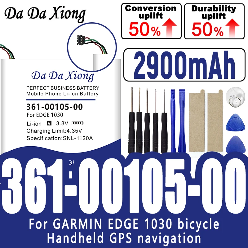 

Совершенно новый аккумулятор емкостью 2900 мАч 361-00105-00 для Garmin Edge 1030