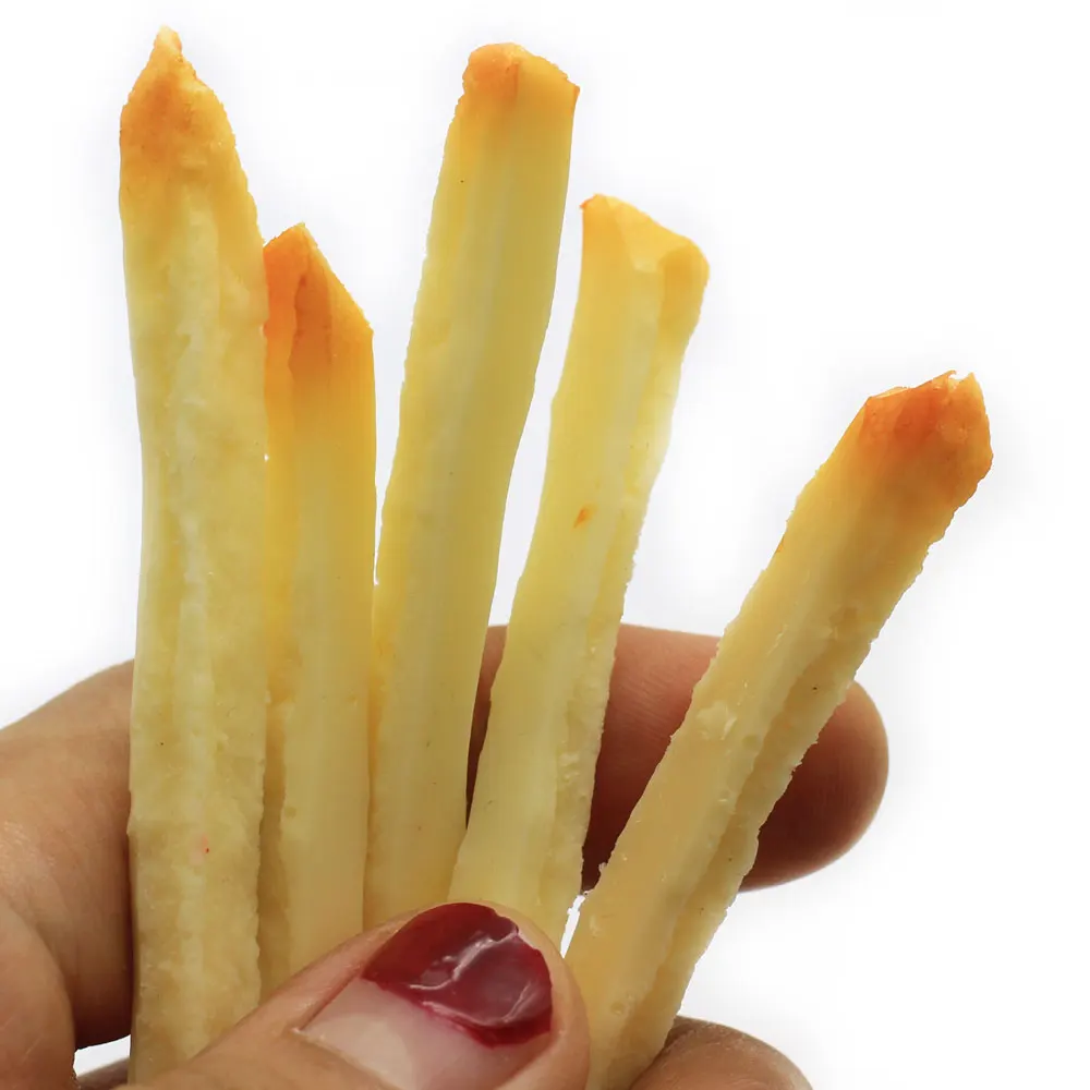 Mini Simulation Long French Fries Resin Dollhouse Accessories DIY Scrapbooking Crafts Making Supplies for the Home Garden