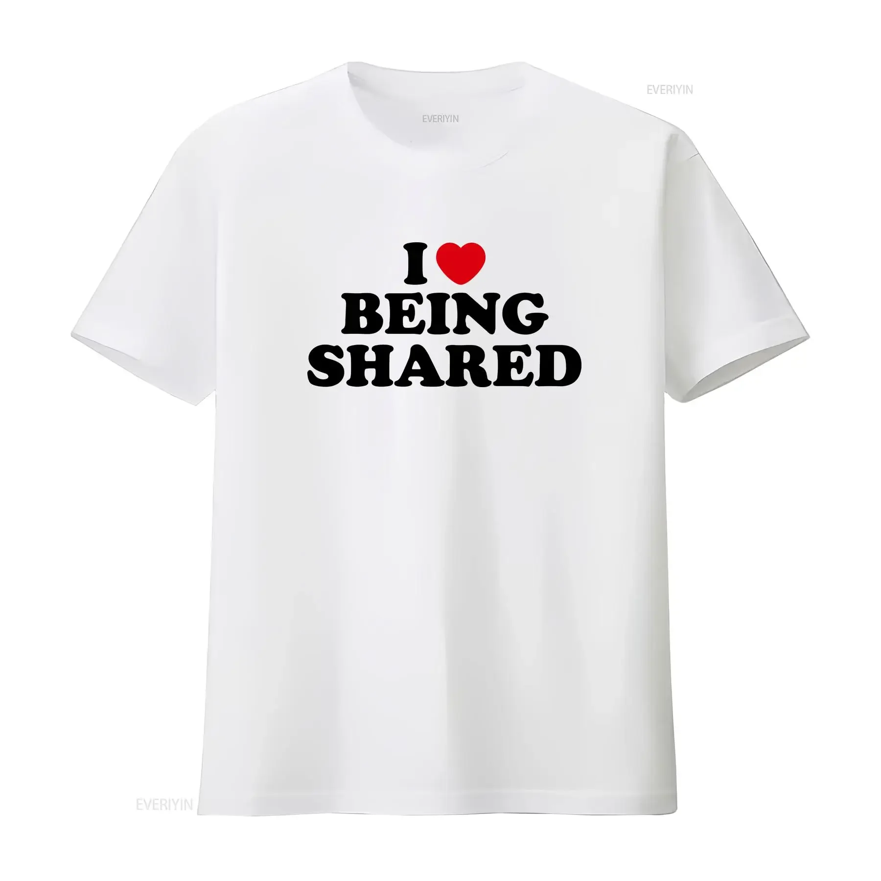 I Love Being Shared Swinger T Shirt For Women Clothes Lifestyle Hotwife Please Read The Size Chart vintage Washed Stylish