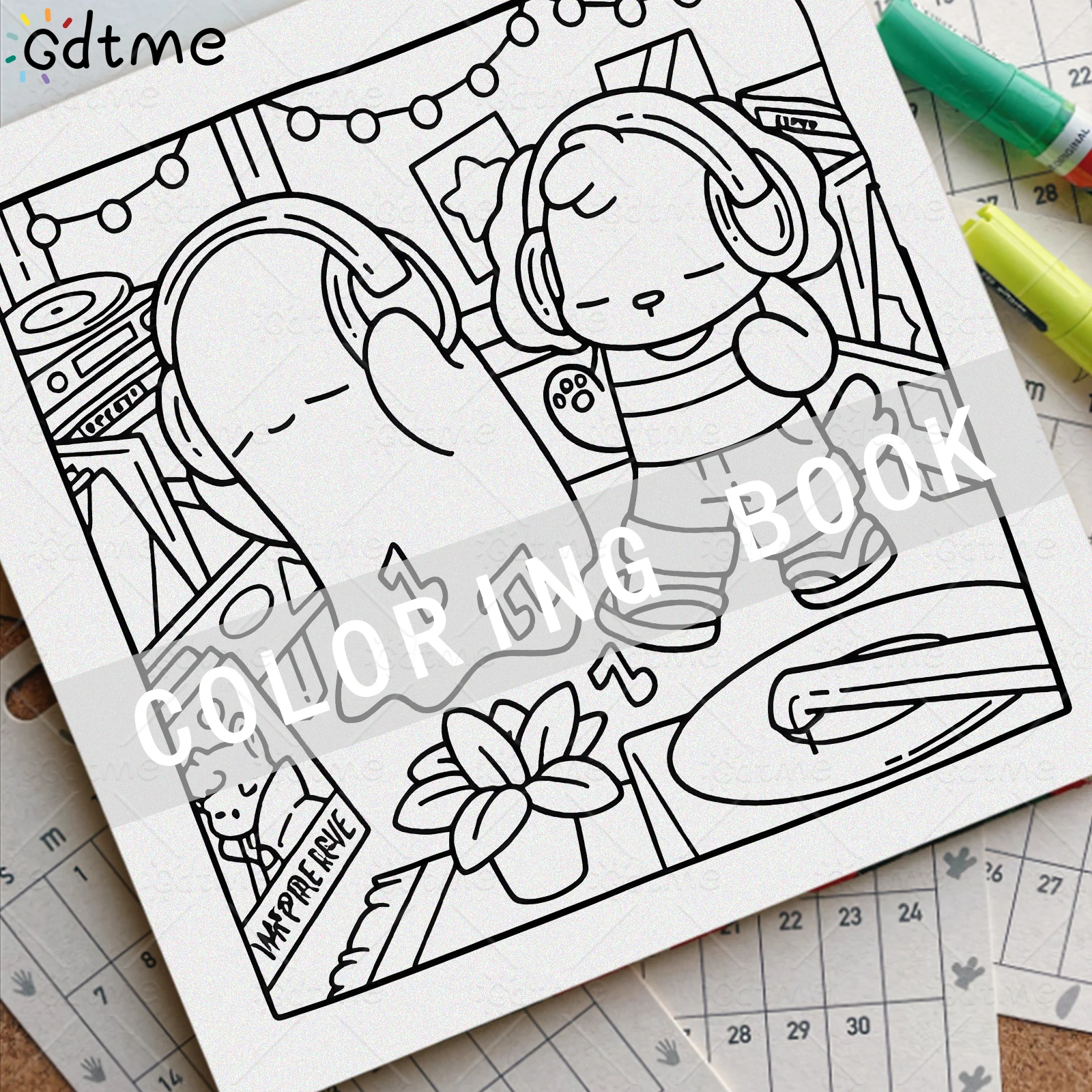 COZY MASTERPIECES Malbuch, 24 Seiten, Geschenk für Geburtstagsfeier, Stressabbau, Zeitvertreib, Graffiti, Malen, Zeichnen – Detail 3