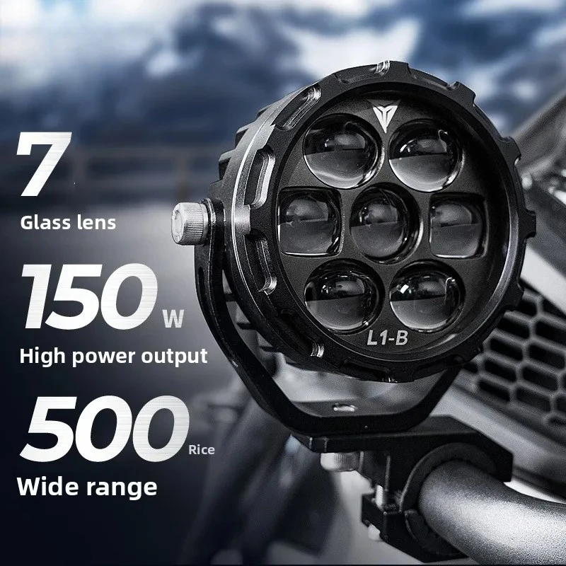 

Motorcycle Auxiliary Spotlight 150W 6000K Ultra Bright Strip Installation Bracket IP67 Waterproof Motorcycle Auxiliary WorkLight