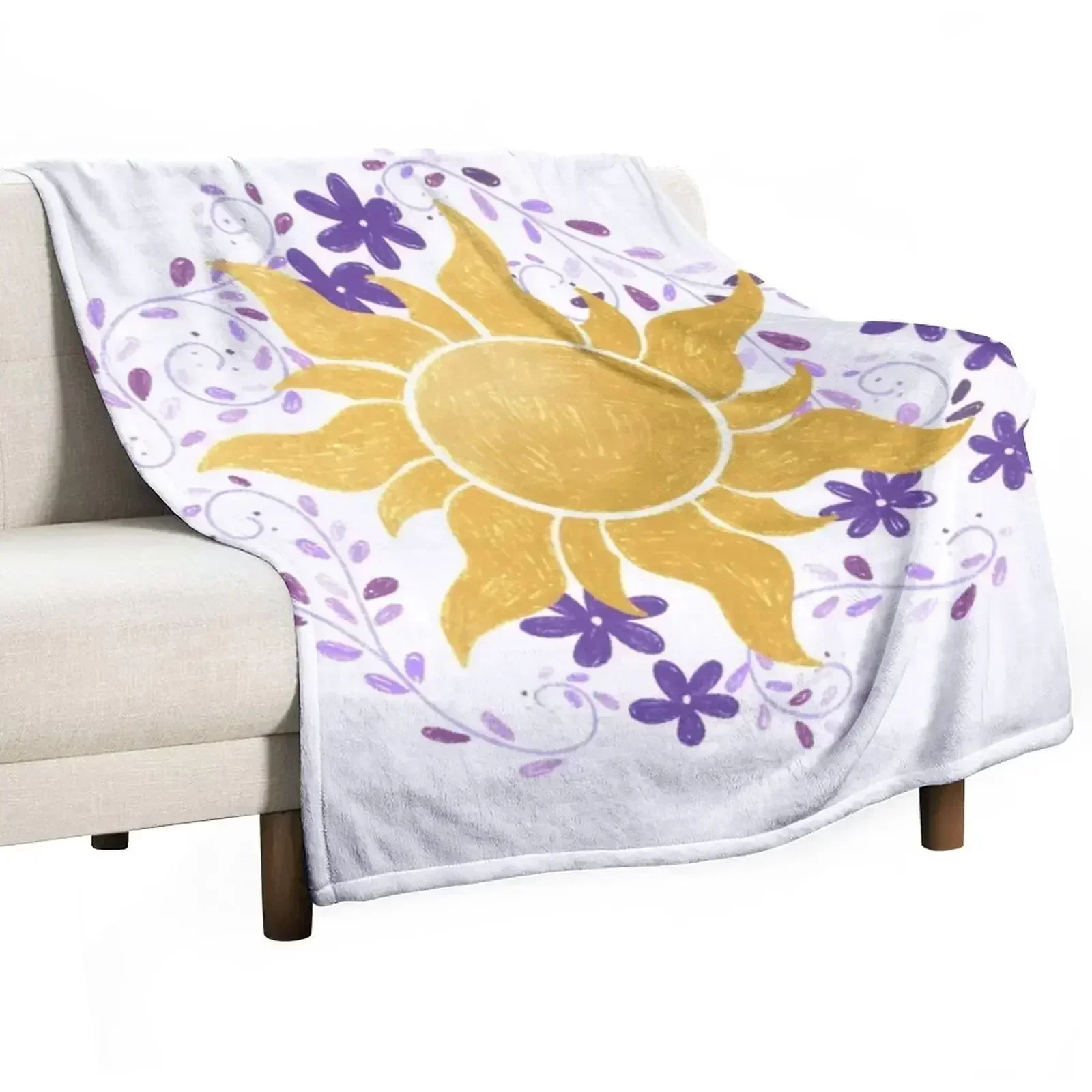 

New Sun Princess Throw Blanket Weighted Decorative Sofa Blankets