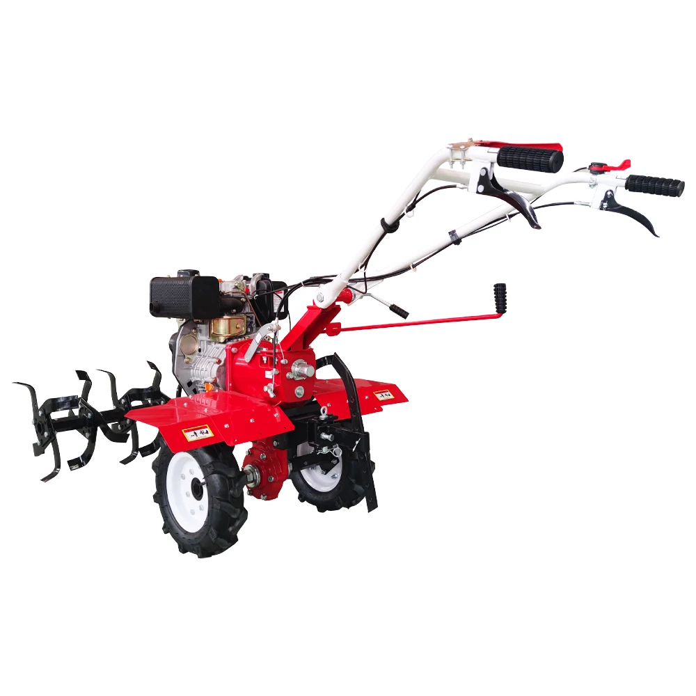 

Hot Sale Mini Power Tiller Garden Rotary Cultivator Manual Start Featuring Gearbox Motor Engine Gear Bearing Core