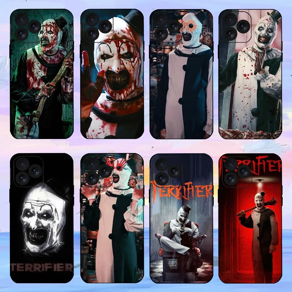 Movie Terrifier Phone Case For iPhone 15 14 13 12 11 8 Mini Xr Xs X Xsmax Pro Max Plus Shell