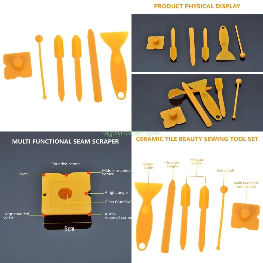 

24TE Caulking and Sealant Tools for Bathroom Kitchen Floor Window Sink Joint Frames