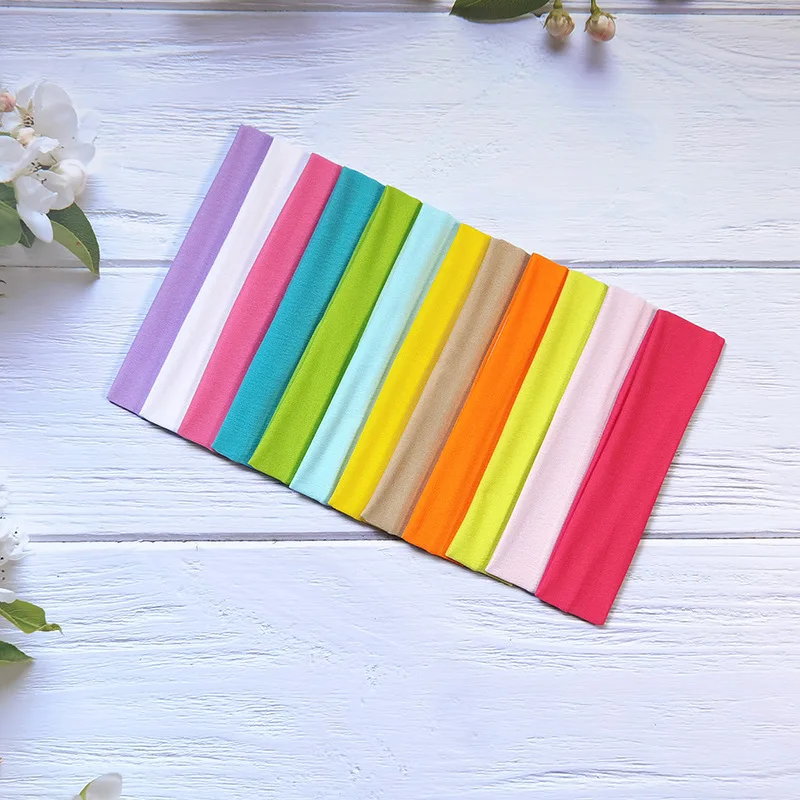 

Solid Color High-Stretch Yoga Headband Sweat-Wicking Hair Accessories Sport Bandana