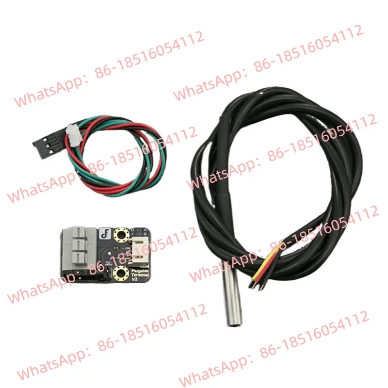 

Gravity: Waterproof Temperature Sensor Kit Soil Temperature Water Temperature Detection Genuine 18B20