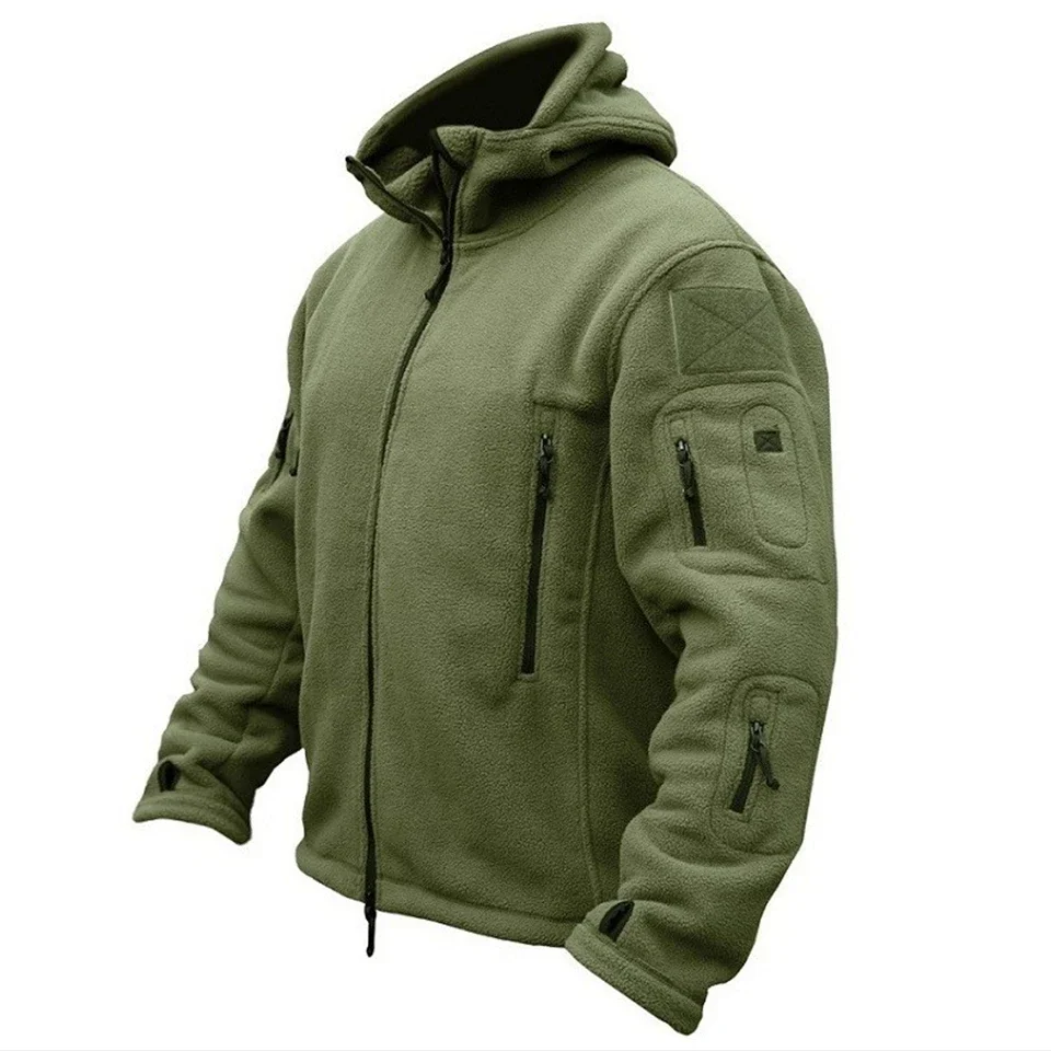 US Military Winter Thermal Fleece Tactical Jacket Outdoors Sports Coat