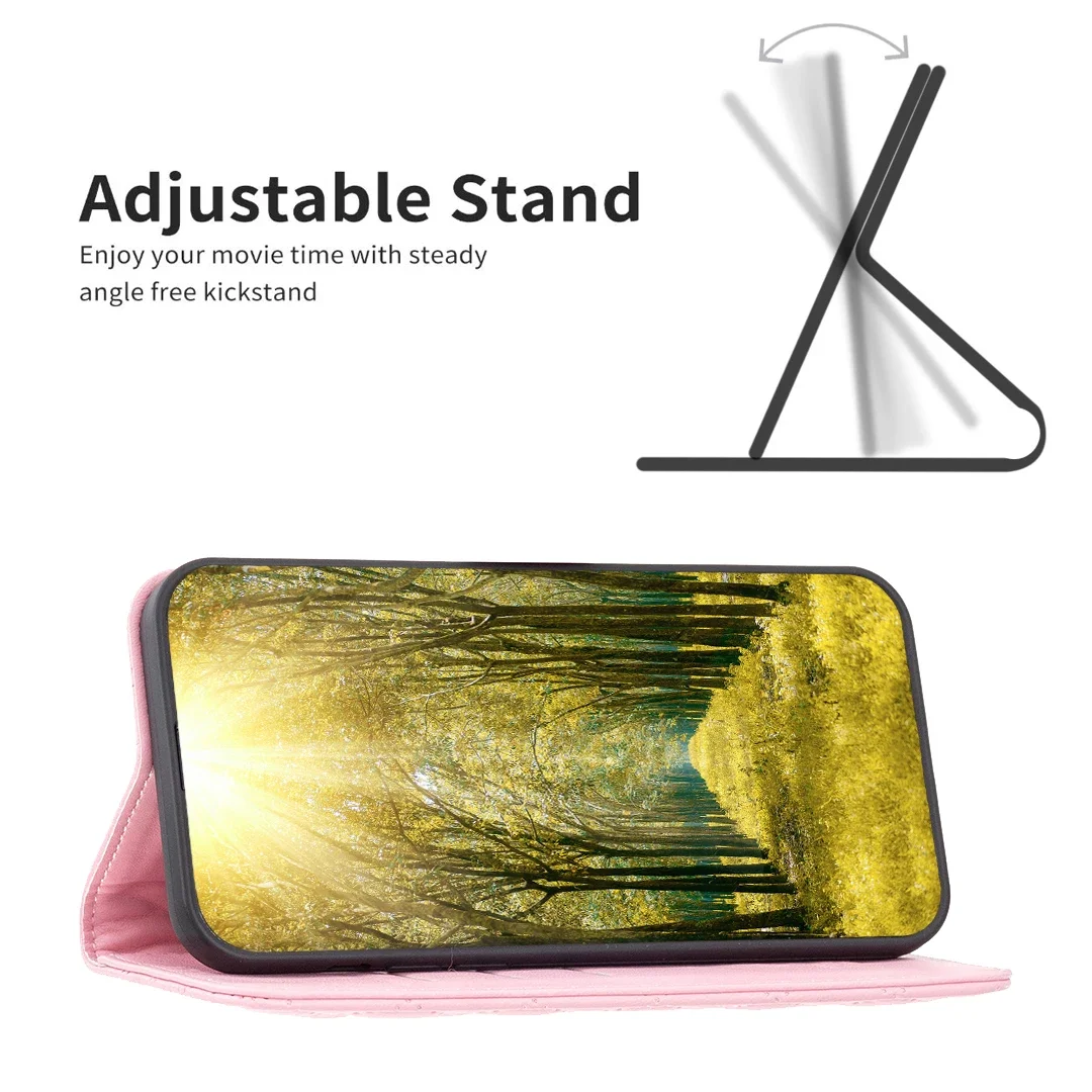 Flip carteira de couro caso magnético para xiaomi redmi nota 14 13 pro 12 13t 13c 14c poco x6 x5 kickstand cartões solt livro saco capa