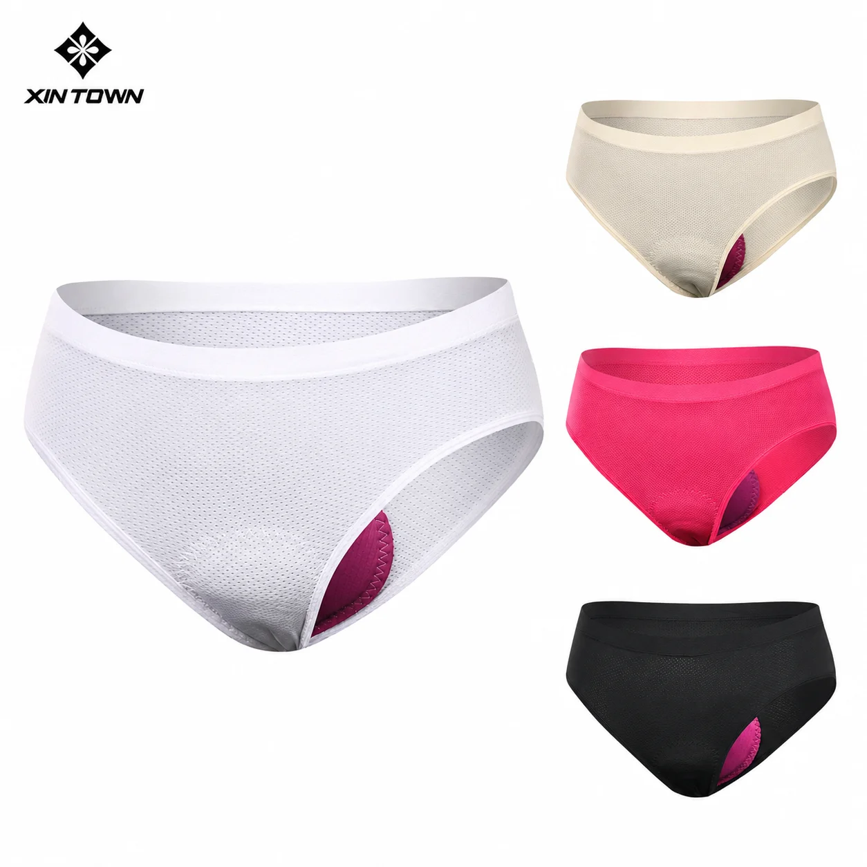 XINTOWN Women Cycling Shorts MTB Road Bike Riding Underwear Gel 3D Padded Triangle Shorts Breathable Underpants Women's Briefs