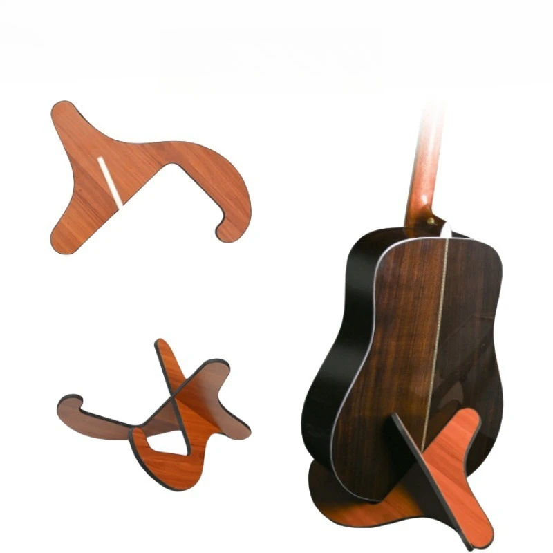 Wooden Detachable Vertical Guitar Stand Floor Musical Instrument Holder For Acoustic Guitar Ukulele Accessories