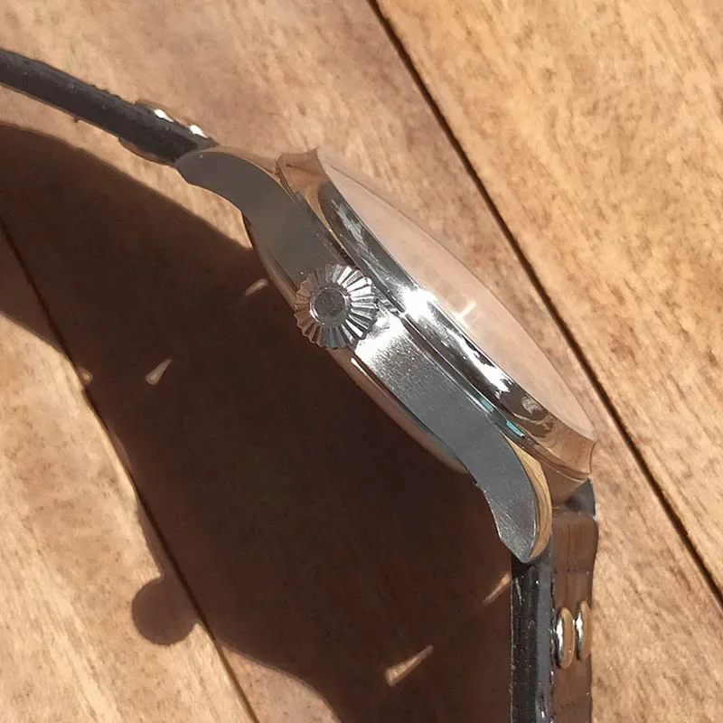 40mm Fashion Men's Army Pilot Watch Outdoor Waterproof Vh31 Movement Strong Luminous Large Dial Sapphire Glass Stainless Steel