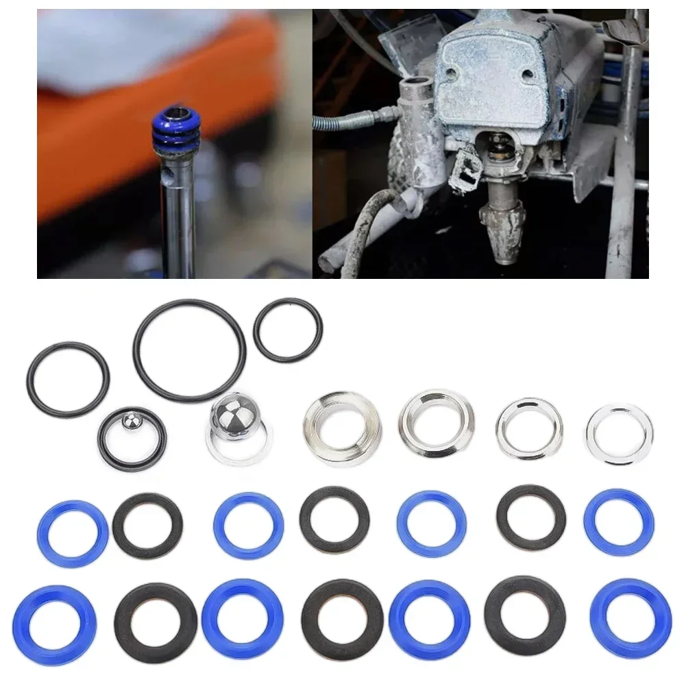 1set Spray Pump Repair Kit  248213 Airless Paint Sprayer Pump Repair Packing Kit For 1095 1595 5900 Sealing Ring Repair Kit