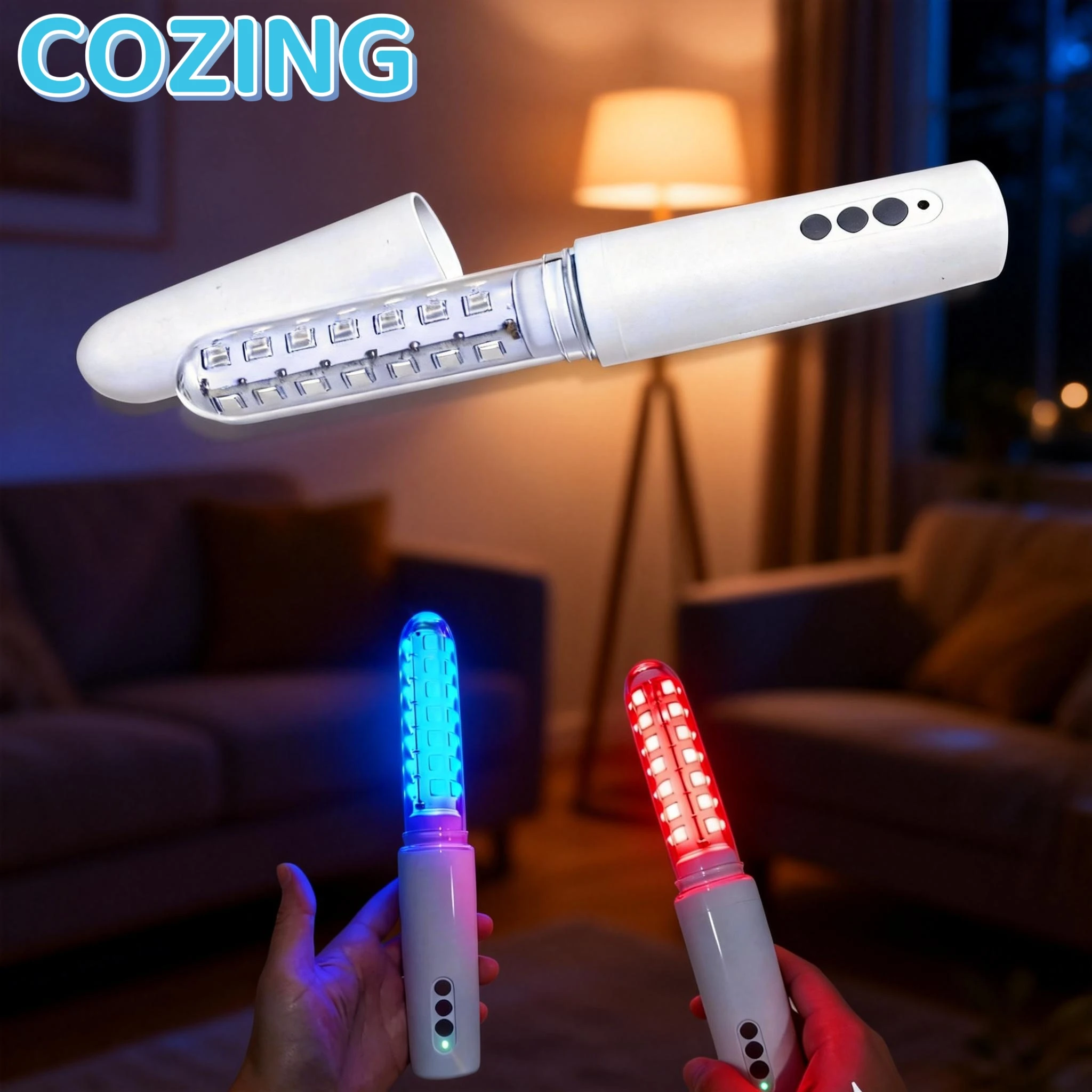 

COZING Women Vaginal Care Device Infrared Red Blue LED Light Therapy For Vaginitis Relief Vaginal Health Maintenance