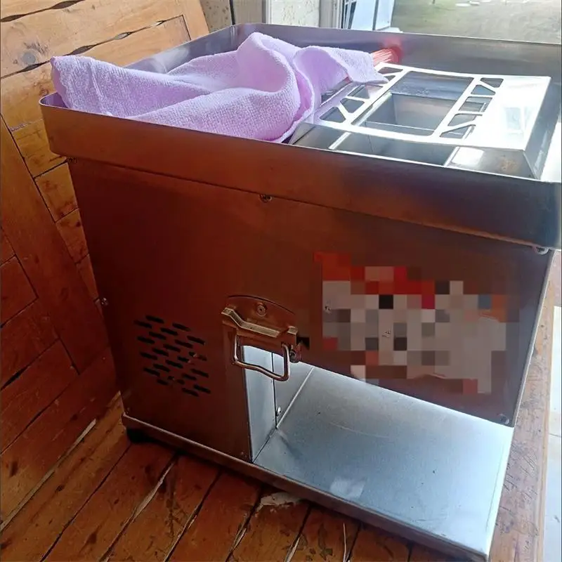 220V Electric Meat Cutting Machine Commercial Home Meat Cutter Machine Stainless Steel Meat Slicer For Cutting Sausages