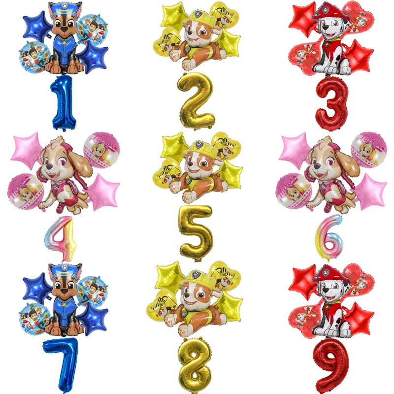6Pcs Set Paw Patrol…