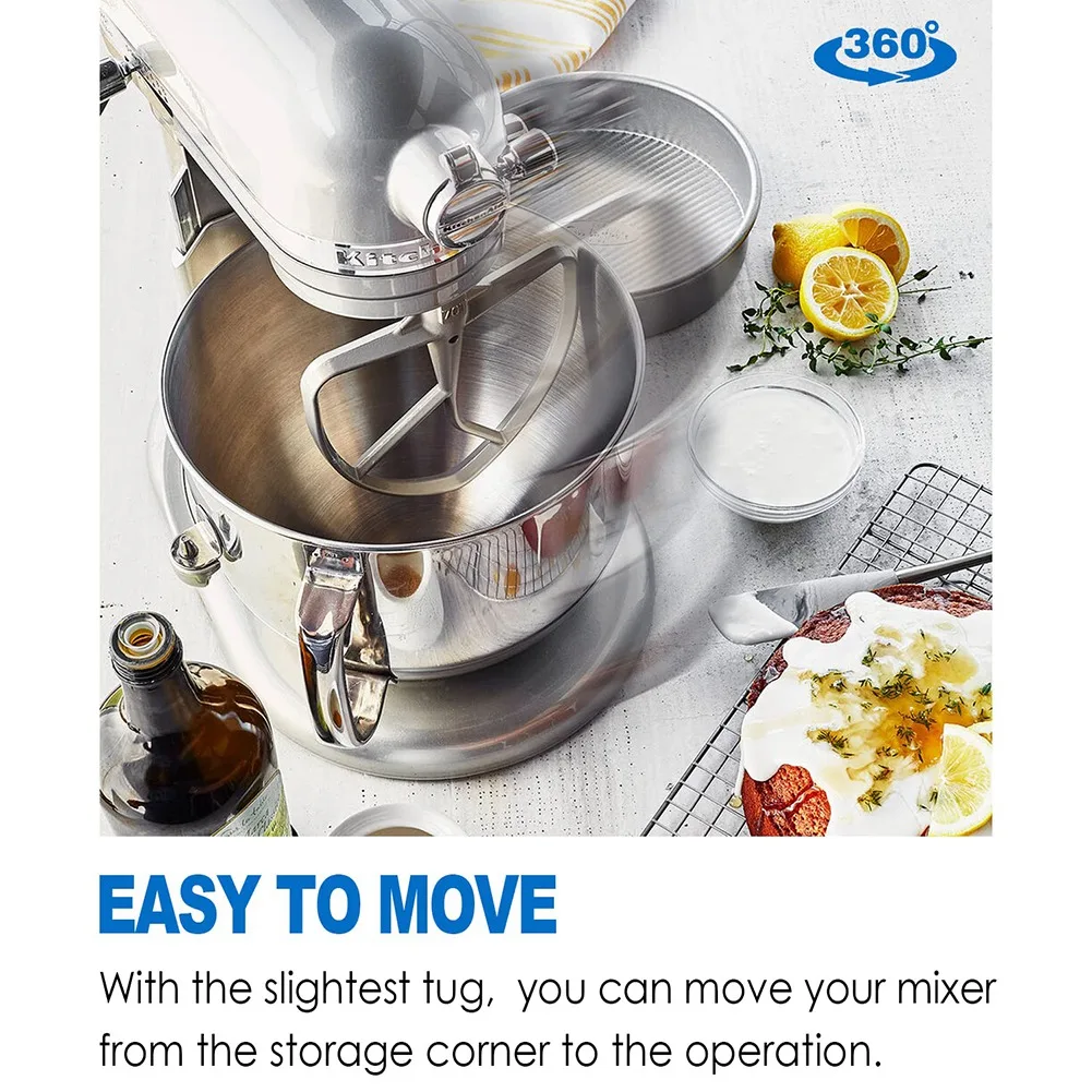 ผสมเลื่อนเสื่อ,ผสมSliderสําหรับProfessional 600 Series 5-8 QuartชามLift Stand Mixer Slider Mat