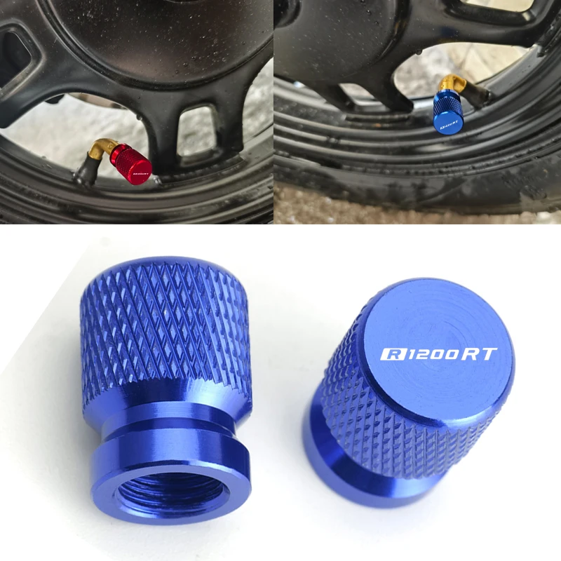 For Bmw R1200R R1200RT R1250RT Tire Valve Caps Airtight Stem Cover Plug CNC Motorcycle Accessories Customized Logo