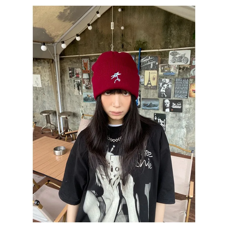 

Winter Beanie Men's Hat Knitted Hand-knit Hat Skullcap Bowler Hat Knitted Beanie Autumn Toque Women's Stocking Cap Holiday Gifts