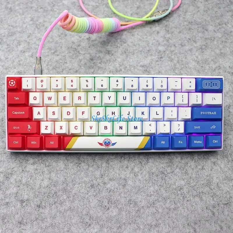 e65e pbt keycaps cherry profile 135-keydye sub cartoon/game for mechanical keyboard #1