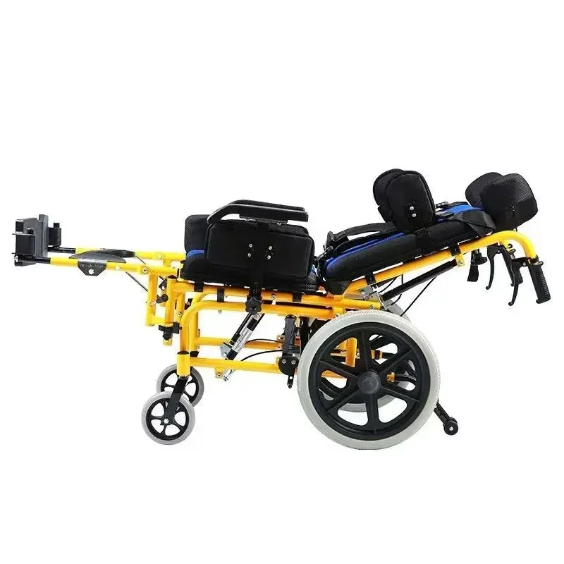 

Children cerebral palsy wheelchair stroke hemiplegia in the elderly paralysis can lie down can sit rehabilitation hand scooter