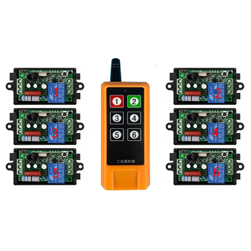

433 MHz 1000M Long Range AC220V 1CH RF Wireless Remote Control Relay Switch light /lamp/Garage Doors shutters projection screen