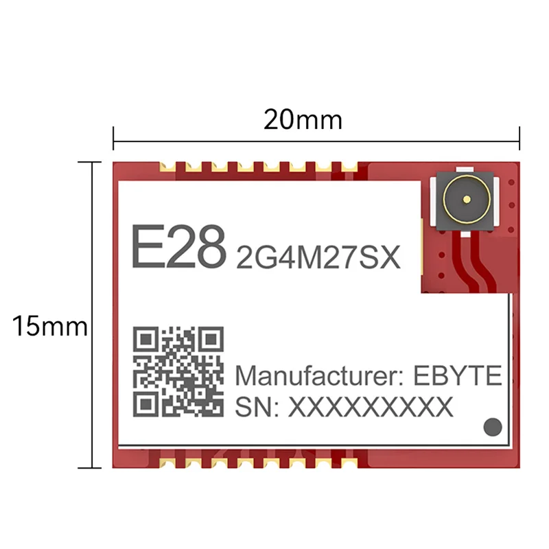 SX1280 беспроводной радиочастотный модуль CDSENET E28-2G4M27SX 27 дБм 8KM совместимый высокоскоростной Lora SMD IPEX PA + LNA GFSK FLRC