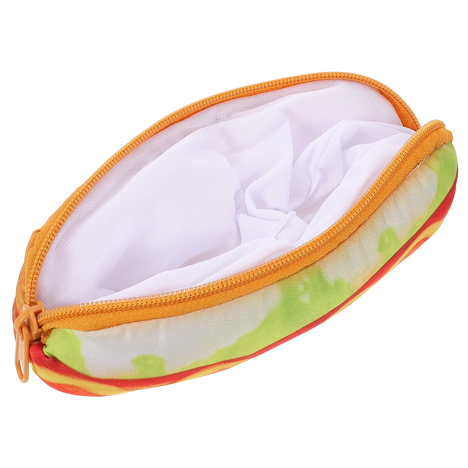 

High Capacity Cartoon Hotdog Pencil Case Soft Large Stationery Bag for Kids Students Zipper Pen Organizer Storage