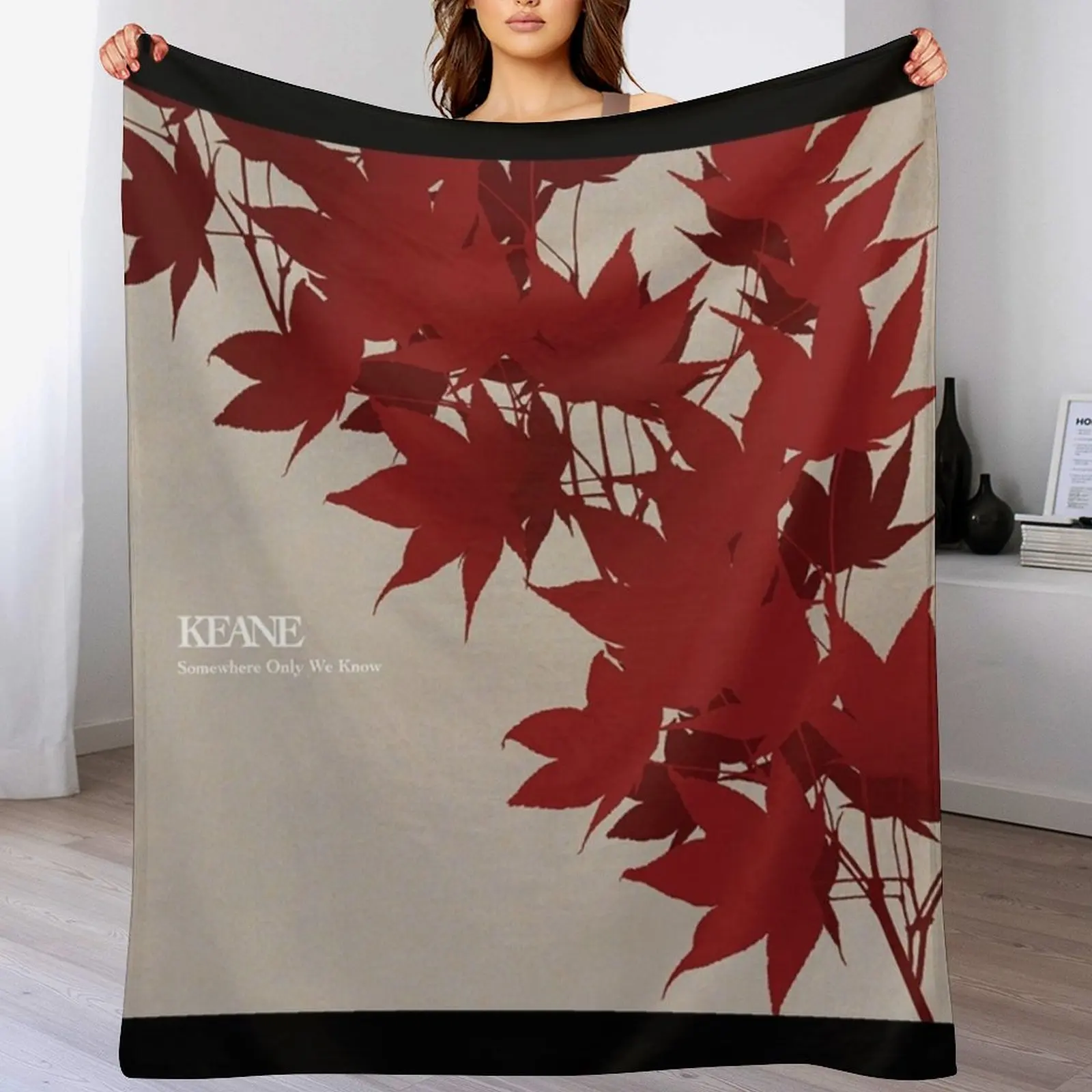 

Keane somewhere only we know Throw Blanket halloween Soft Beds Stuffeds Cute Plaid Blankets