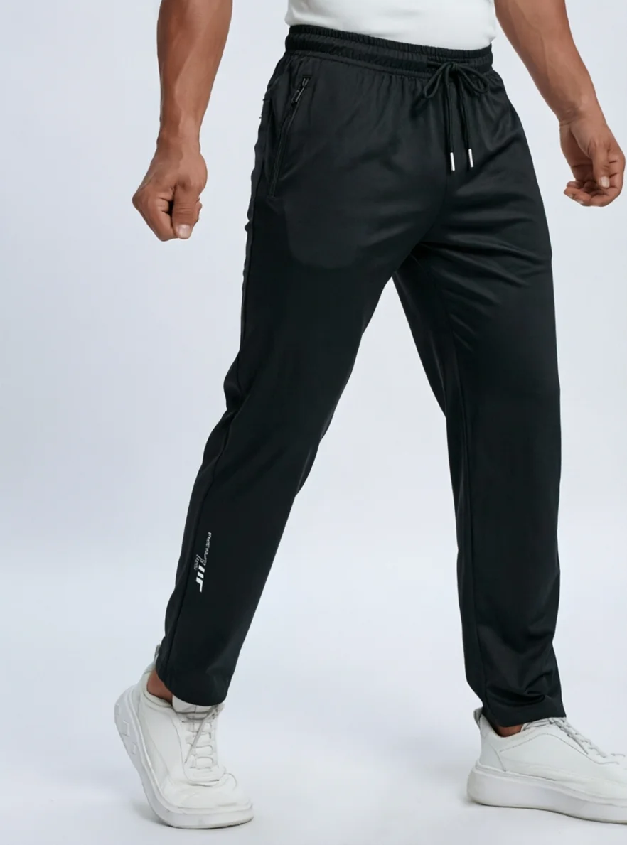 

A lightweight, breathable ice silk men’s summer sport pants, outdoor exercise running pants, casual everyday wear pants, zippere