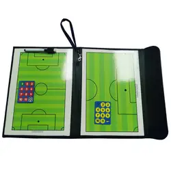 Football Tactics Board Folded Magnetic Eco-Friendly PE Coach Teaching Strategy Board Handball Futsal Soccer Basketball Pen Board