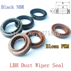 11.2*19.2/12*20/12.5*20.5/14*22/16*24/18*26*4.5/6-350*370*10 LBH Dust ring double lip seal hydraulic cylinder Wiper NBR Rubber