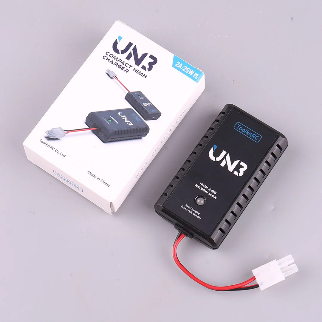 RC U3 2-3S LiPo UN3 4-8S USB-C NiMh Battery Charger 2A 25W Balance Port Direct Charge for RC Model FPV Drone Car Airplane