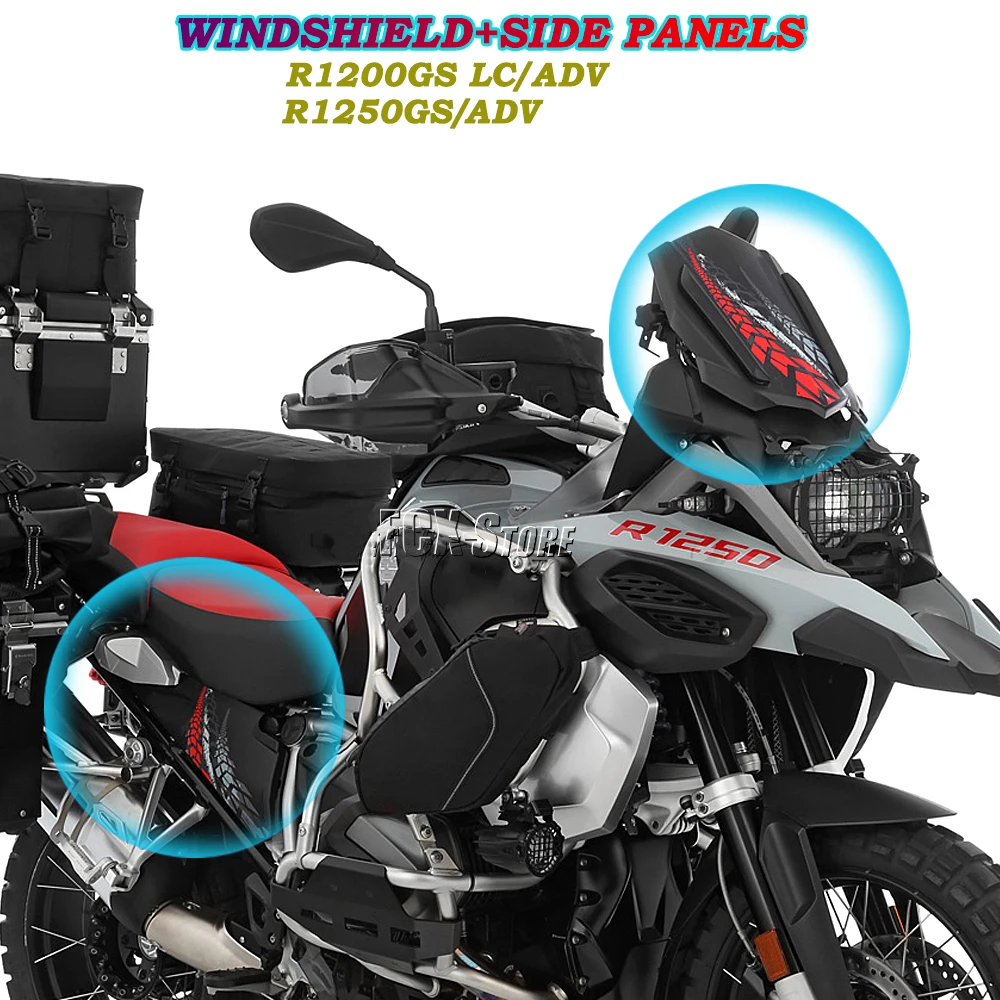 

New Motorcycle Windshield Deflectors Side Panels Filler Panels Fenders For BMW R1200GS LC ADVENTURE ADV R1250GS Adventure