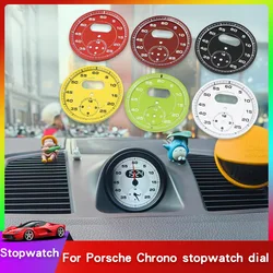 1pcs Dial Clock Gauge Chrono For Porsche 911 Carrera 2013-2019 997 958 Panamera 970 Cayenne Boxster Macan 718 982 stopwatch