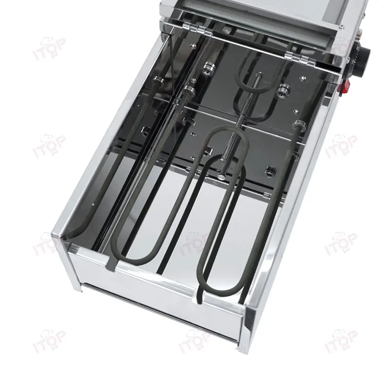 Electric Chimney Bread Roll Baking Machine 1500W 2 Sticks Rolling Waffle Crispy Machine Crispy Ice Cream Cone Machine