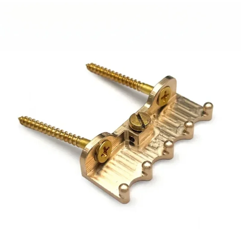 

Медная пластина-кронштейн для гитарного вибрато-механизма, 49.5x19 мм, для одинарного и двойного рок-вибрато, пружина для бриджа