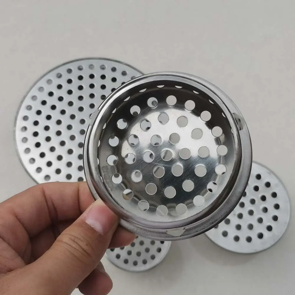 Round Hole Gutter Guard Net Anti-blocking SUS 304 Stainless Steel Drainage Mesh Cover Multifunctional Vent Floor Drain Strainer