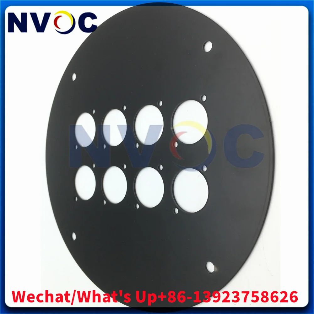 لوحة تكلفة الشحن-185-8 فتحات لـ 380 كابل شبكة الألياف الضوئية المحمول المحمول DVI CPRI إشارة تناول ملف بلاستيكي فارغ