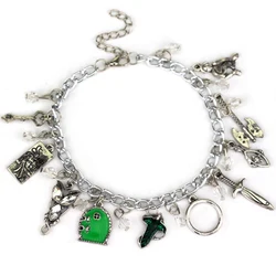 Movie Elf Green Leaves of Lorien Arwen Charms bracciale Elves Princess Aragorn Arwen eventar uomo donna gioielli regali