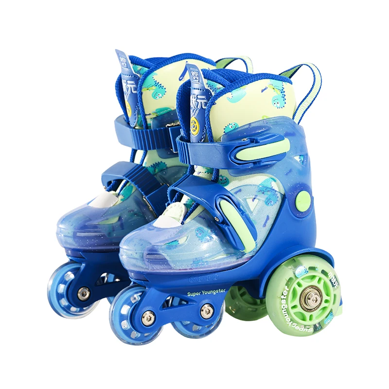 공장 직판 도매 어린이용 인라인 스케이트 신발 조절 가능한 사이즈 스케이트 신발