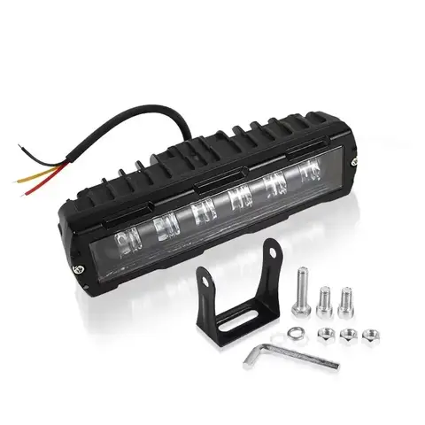 Auto Motorrad 12 V 24 V 6 Zoll für ATV SUV Lkw Traktor 7D LED Licht Bar Offroad Fahren lauflicht Arbeit Lampe Nebel Lichter