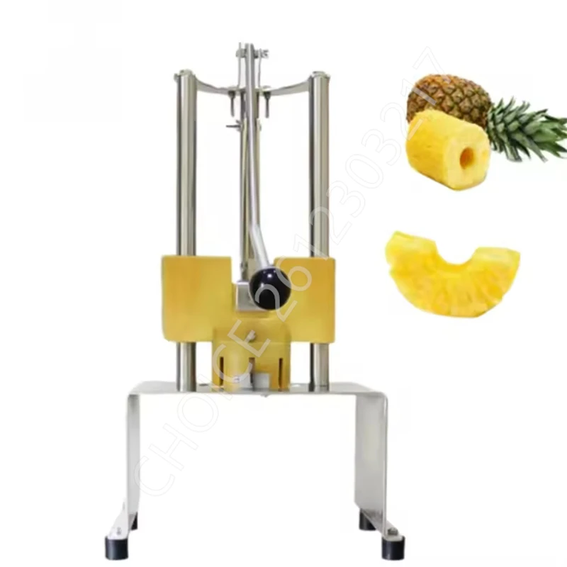 Commercial Manual Stainless Steel Pineapple Peeling Coring Maker Ananas Skin Peeler And Core Removing Maker With Pineapple Cutte