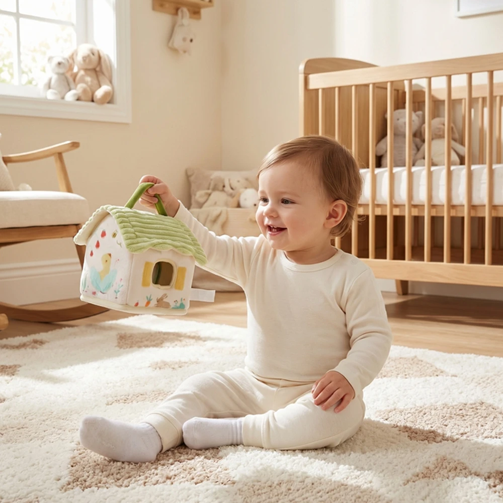 Baumwoll-Puppenhaus-Möbelset für Kinder, Miniatur-Rollenspielzeug zur Förderung der Feinmotorik bei Kleinkindern, Baby-Spielzeuggeschenk – Detail 8