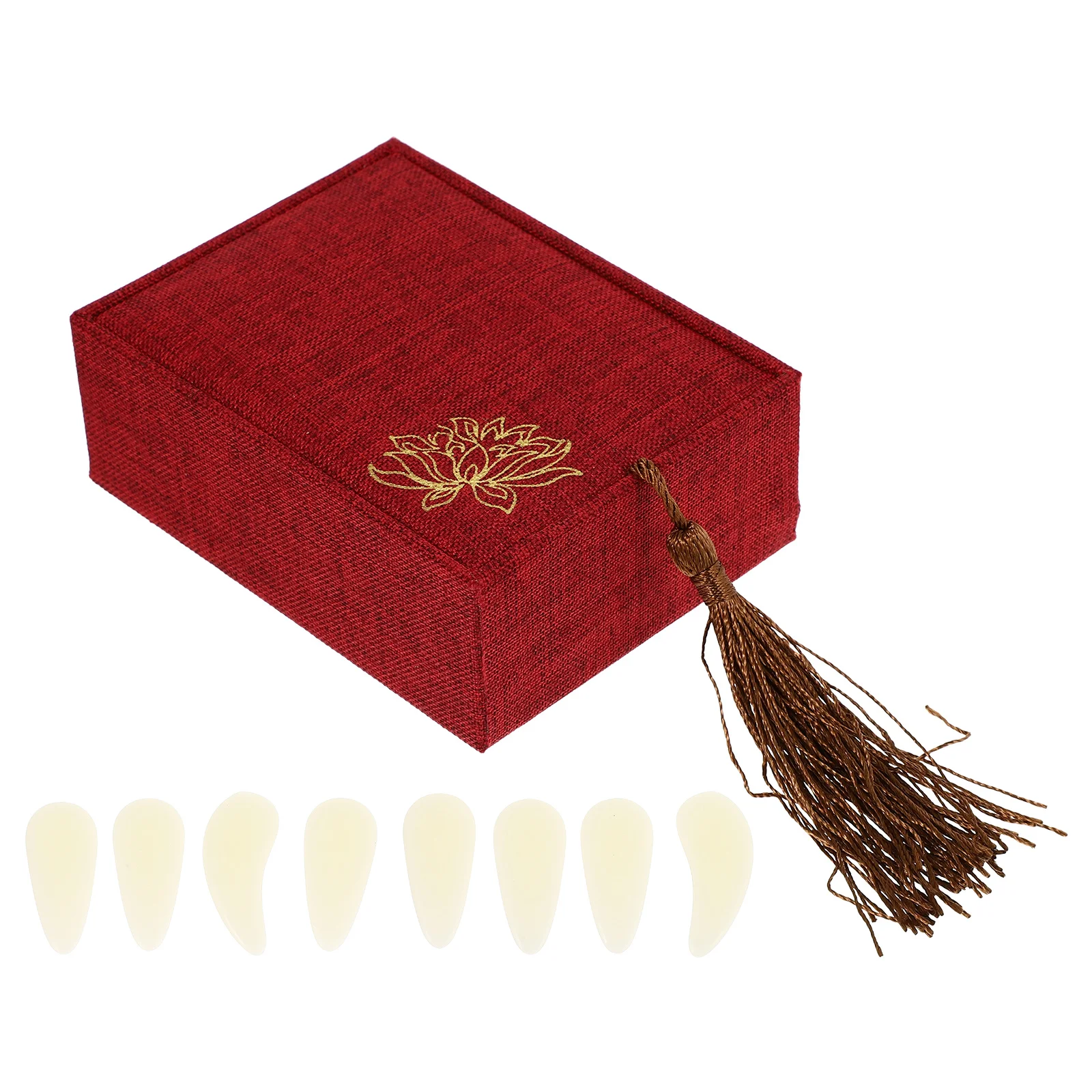 

1Set Guzheng Finger Nail Covers Soft Hard Portable Protective Fingertip Practice Necessary Accessories Guzheng Finger