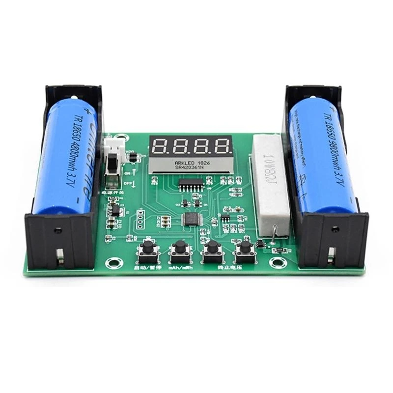 Battery Capacity Tester for 18650 Lithium mAh mWh Testing Digital Electronic Load Battery Monitor Discharge Meter Test best sale