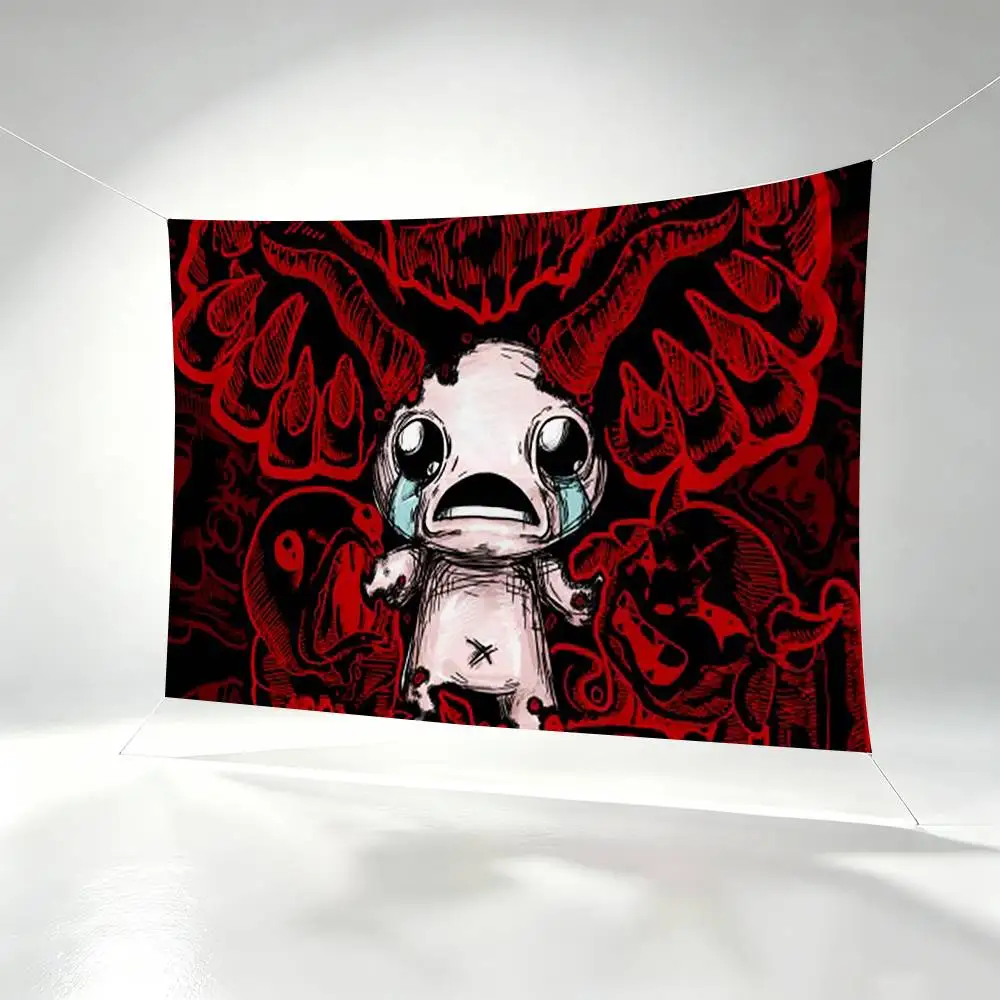 Game T-The Binding of Isaac  Flags Wall Hanging Background Art Banner for Bedroom Home Outdoor Decor