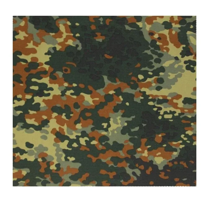 1.5M Width Germany Flecktarn Plaid Army Camouflage Fabric  Tactics TC Camo Polyester Cotton Cloth DIY