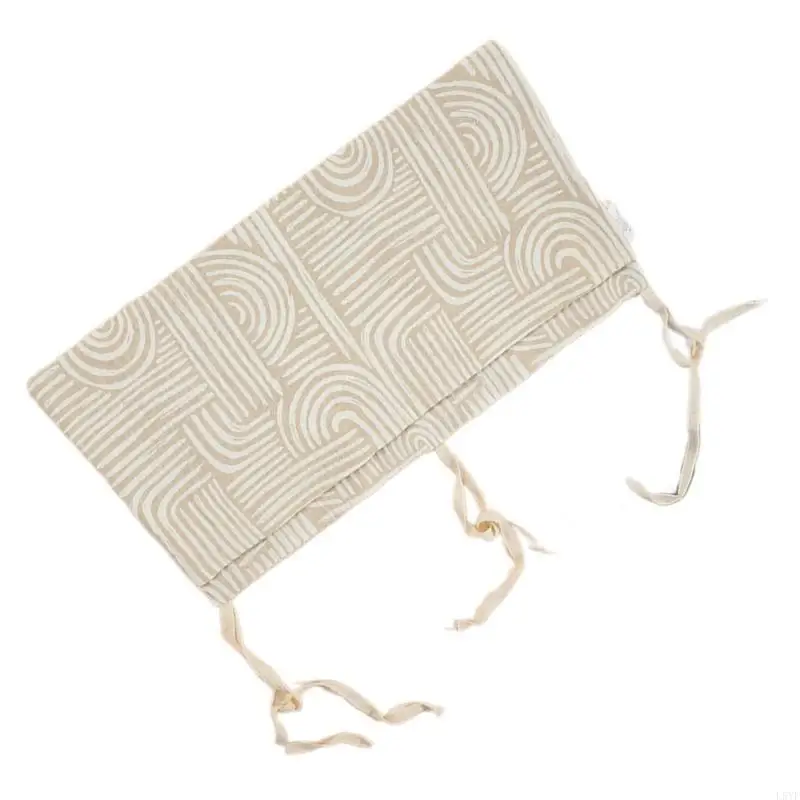 L5YF Baby Cot Hanging Organize Nursery Storage Bag for Diapers Toy Hold Essentials